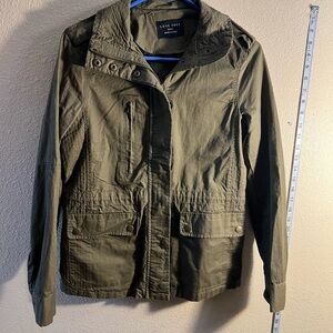 Love Tree Olive Quilted Jacket